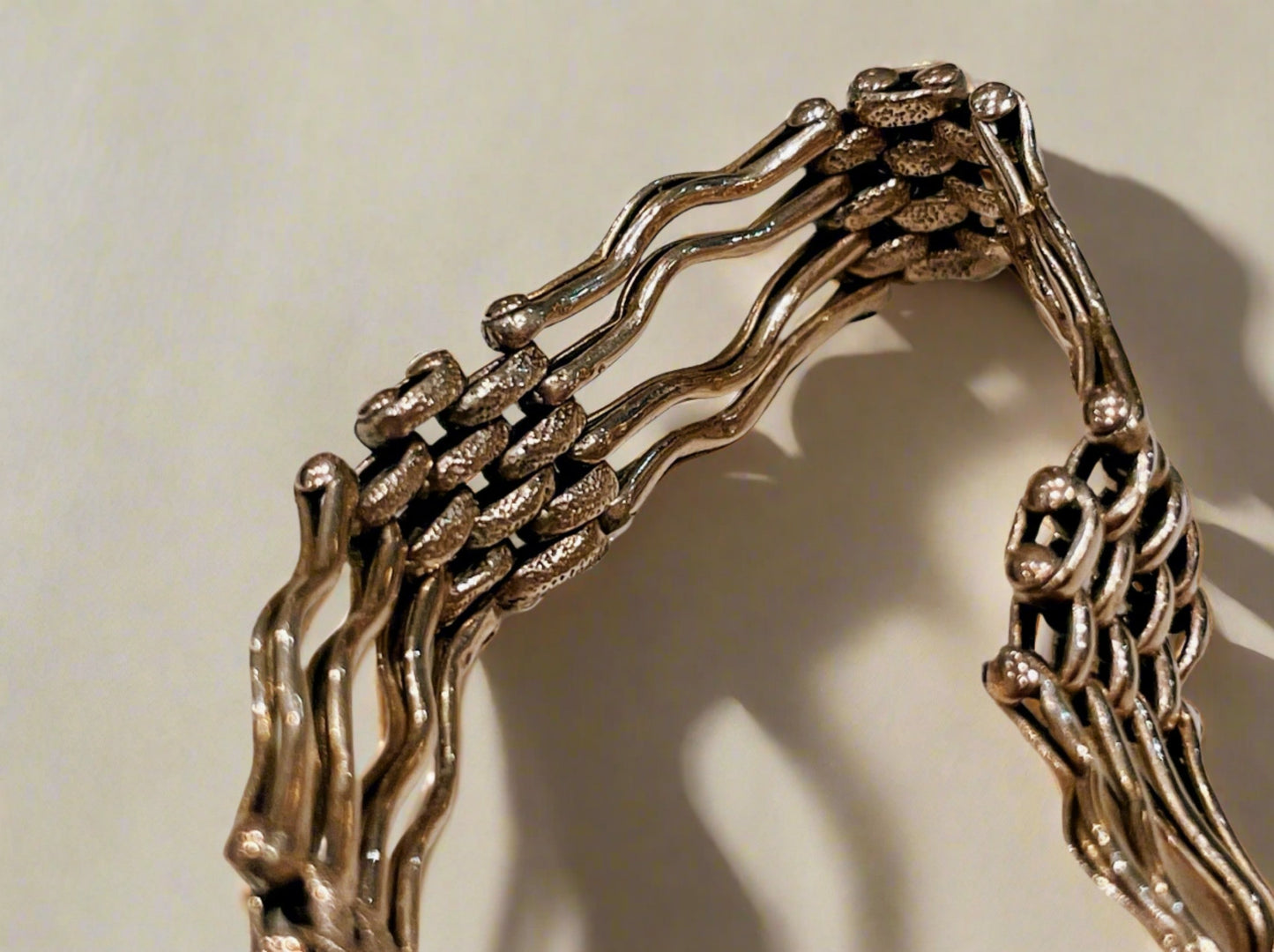 9ct yellow gold gate link charm bracelet - The Goldfinch Collection