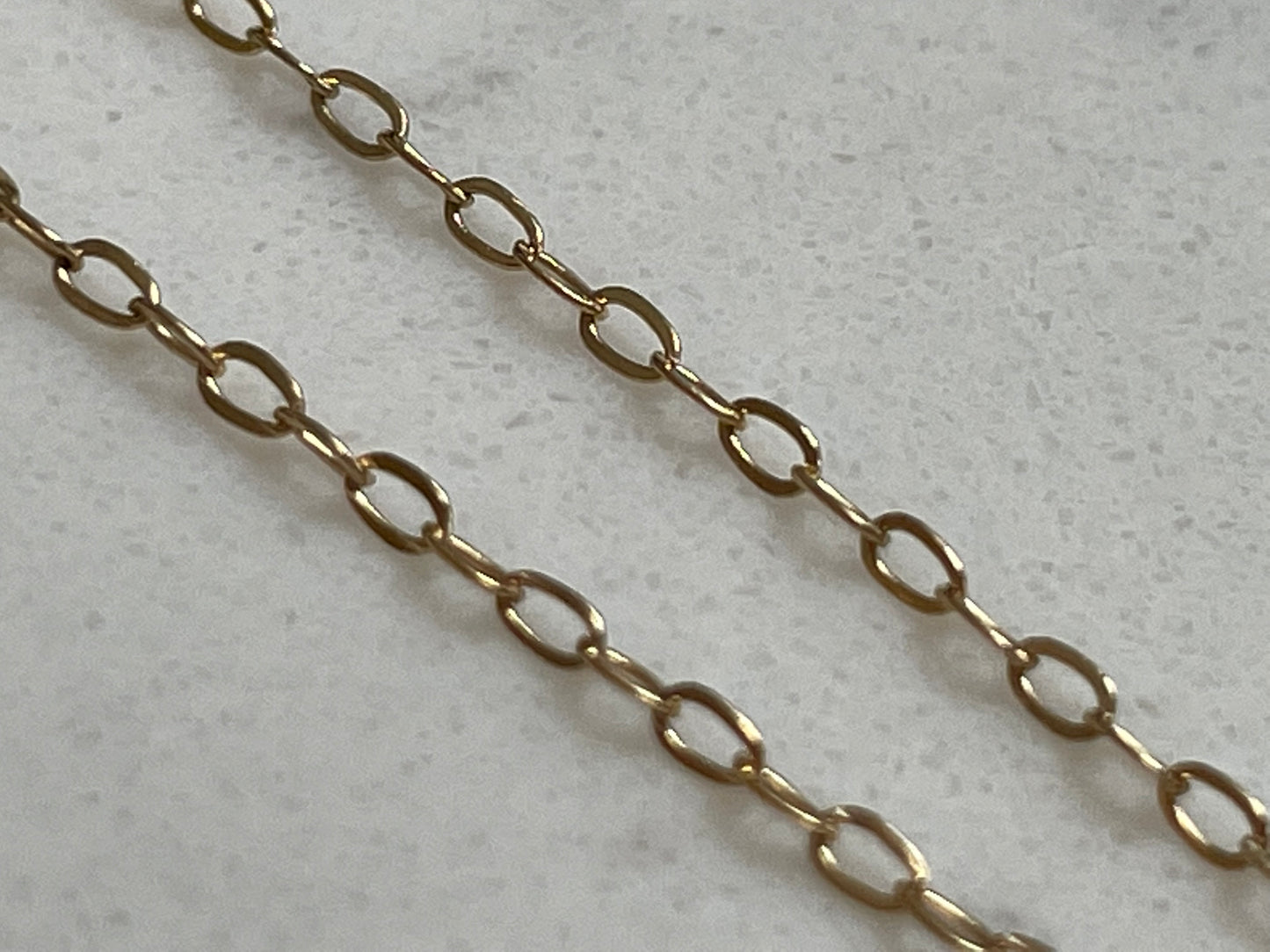 9ct gold St Christopher pendant and link chain 16' - The Goldfinch Collection