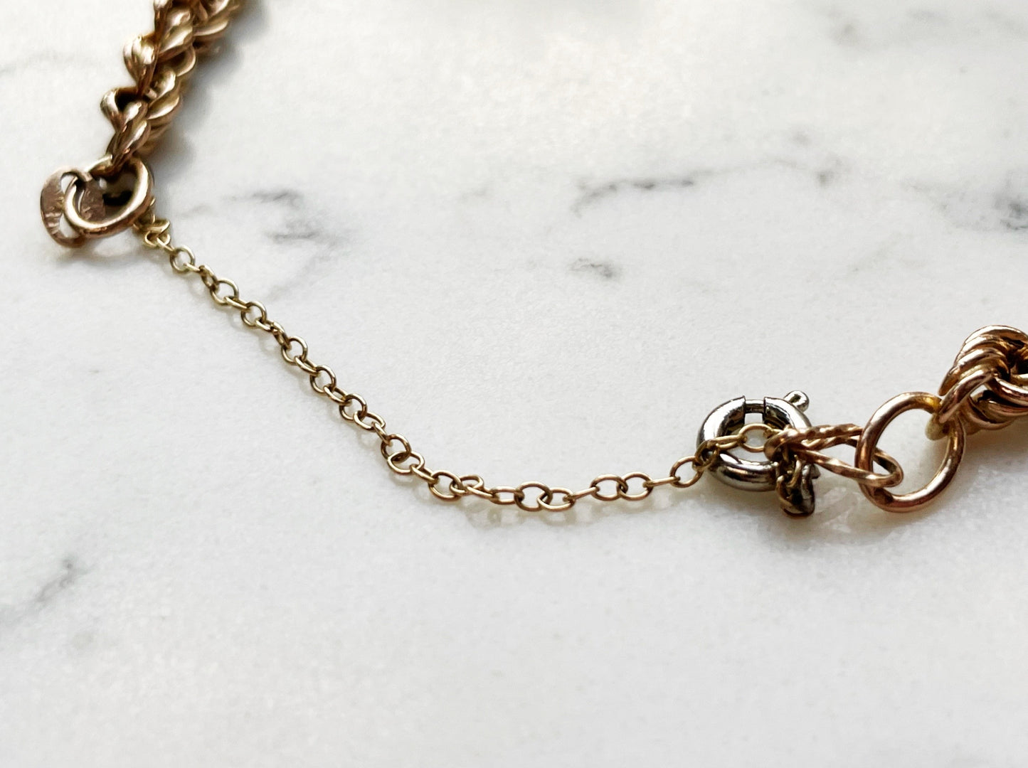 9ct solid gold rope link chain - The Goldfinch Collection