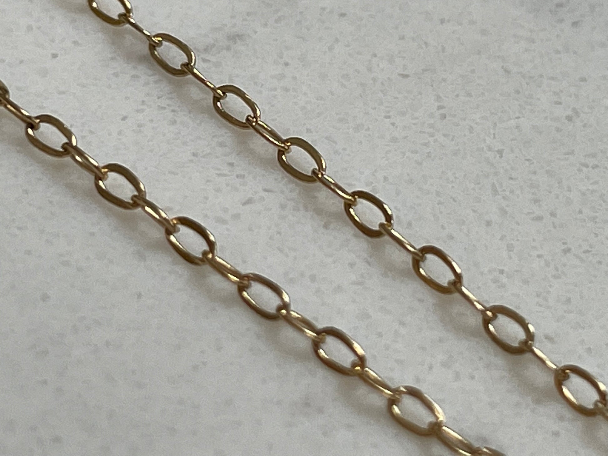 9ct gold St Christopher pendant and link chain 16' - The Goldfinch Collection